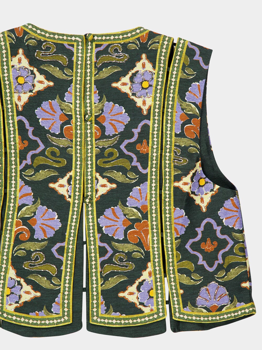 Oasira Print Embellished Crop Top - Image 6