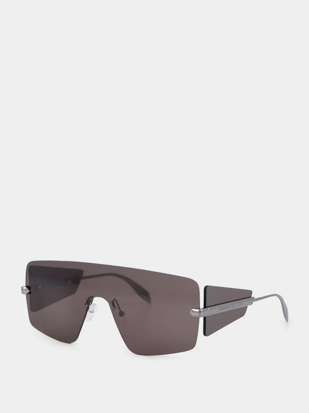 Dark Grey Shield Sunglasses - Image 3