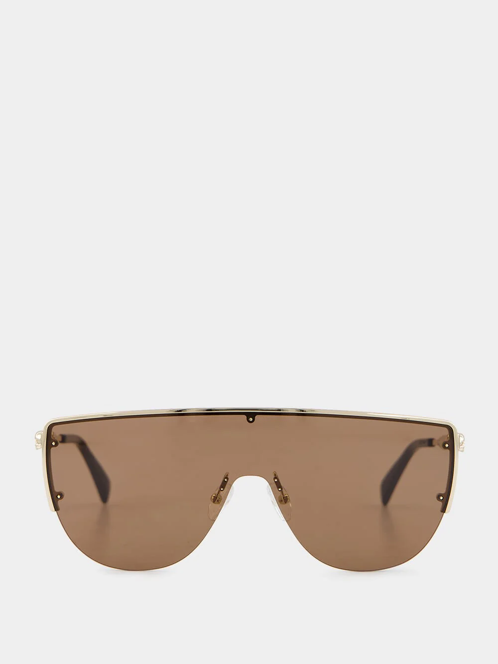 Eyewear Skull Brown Sunglasses