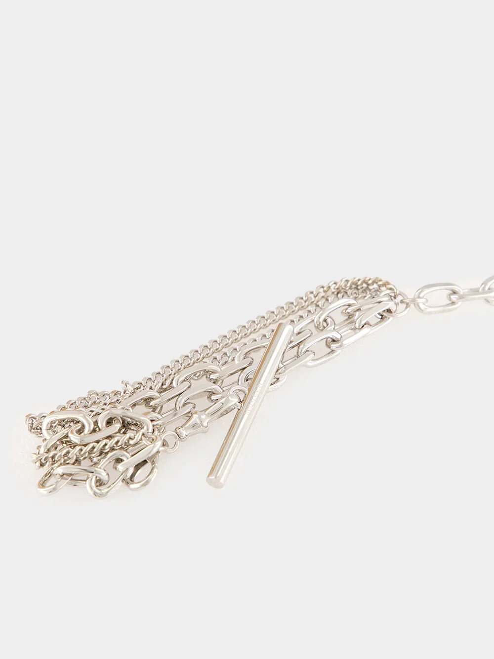 Skull Charm Palladium-Finished Bracelet - Image 3