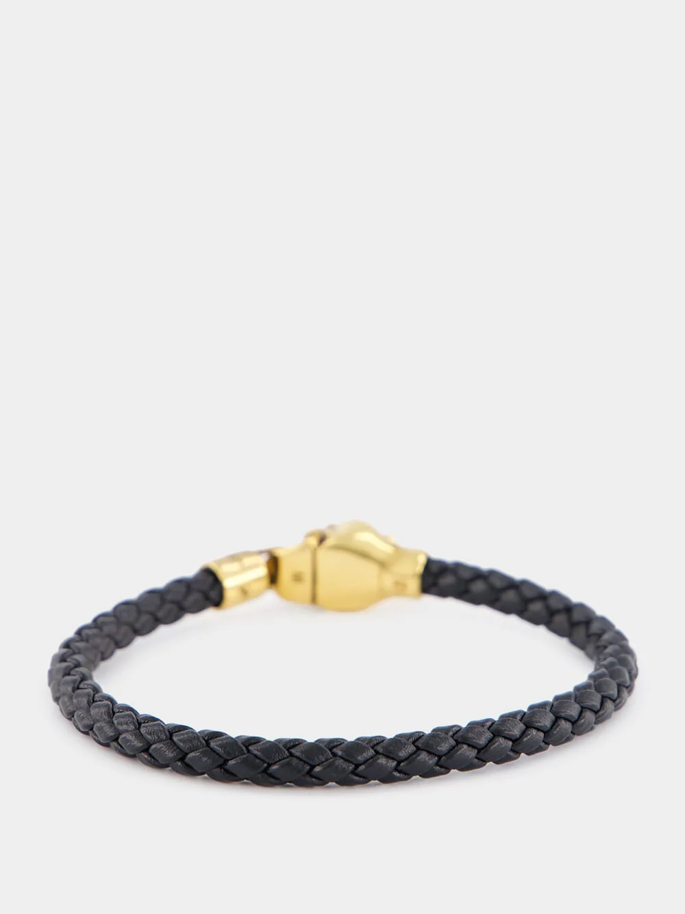 Skull Charm Woven Bracelet - Image 2