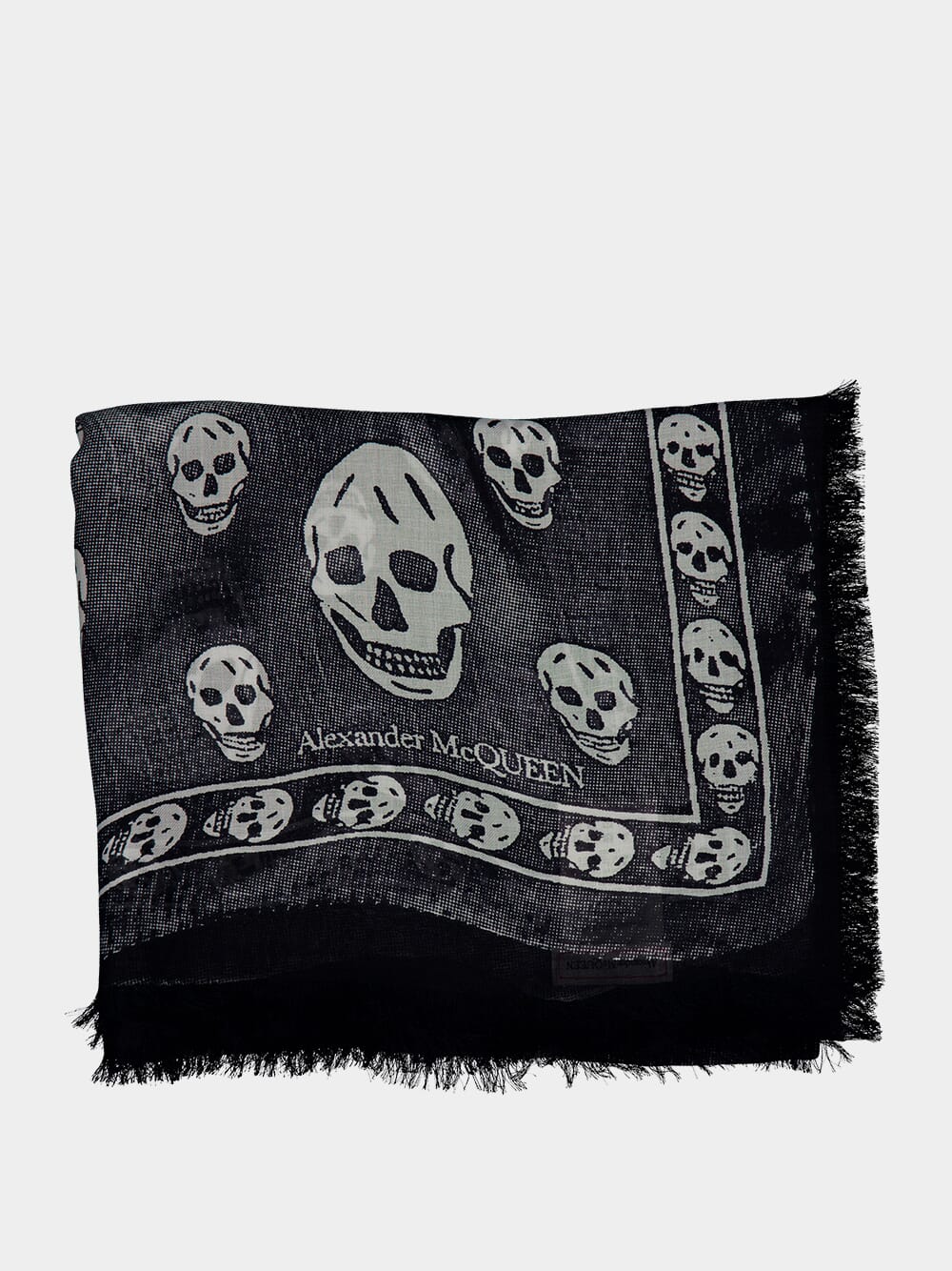 Skull Print Scarf - Image 3