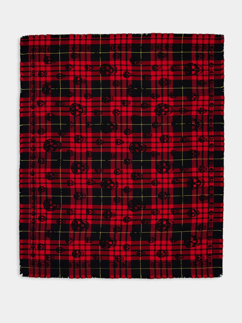 Tartan Skull Scarf - Image 2