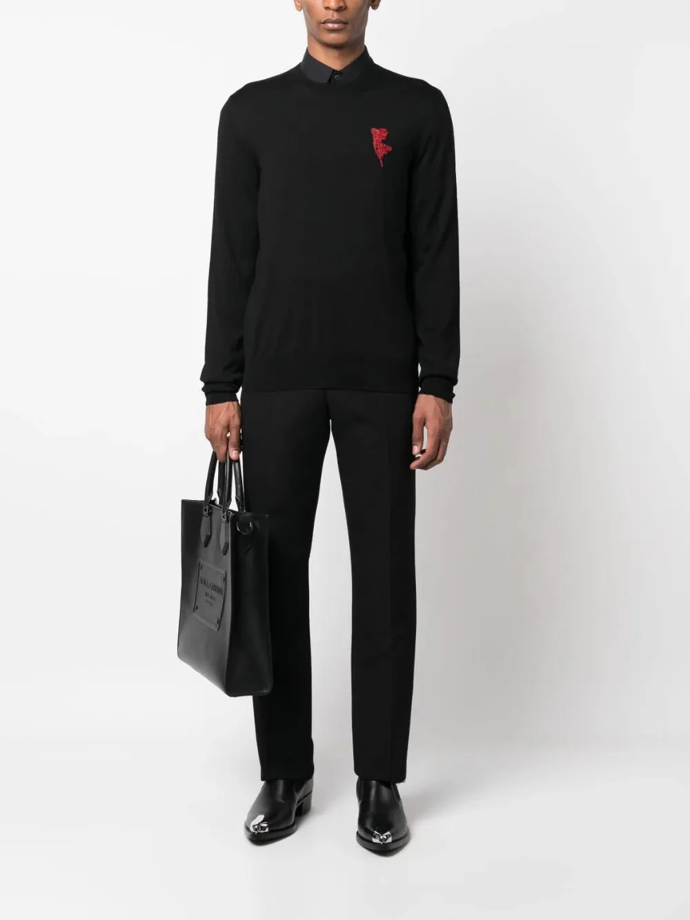 Beaded Wool Jumper - Image 2