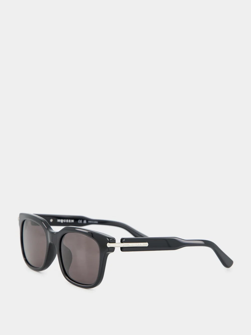 Black City T-Bar Rectangular Sunglasses - Image 3
