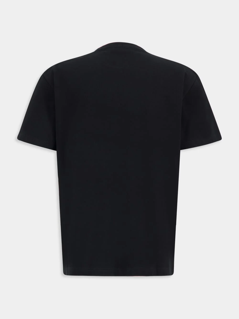 Black Flocked McQueen Logo T-Shirt - Image 2