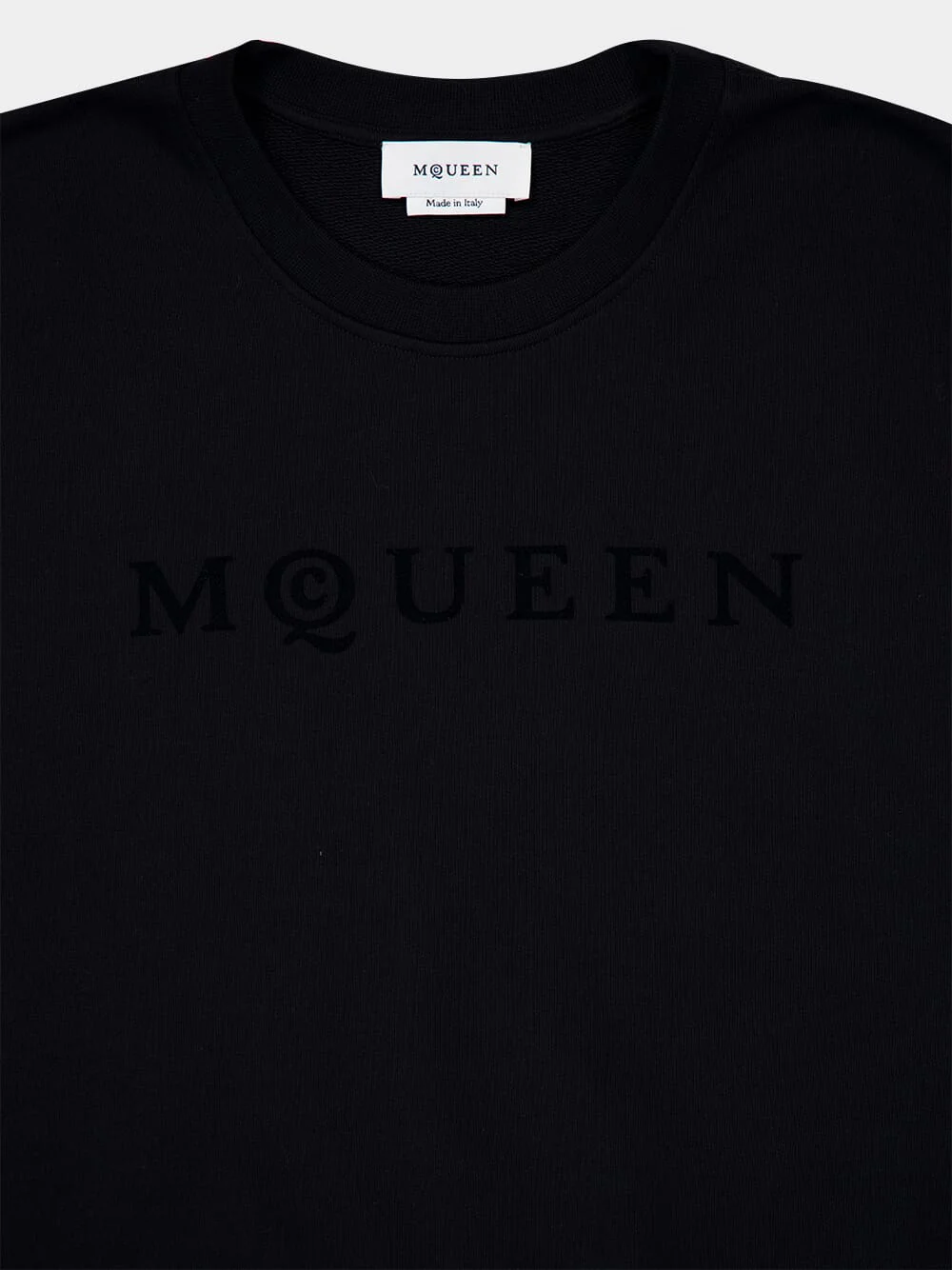 Black Logo Cotton Sweatshirt - Image 3