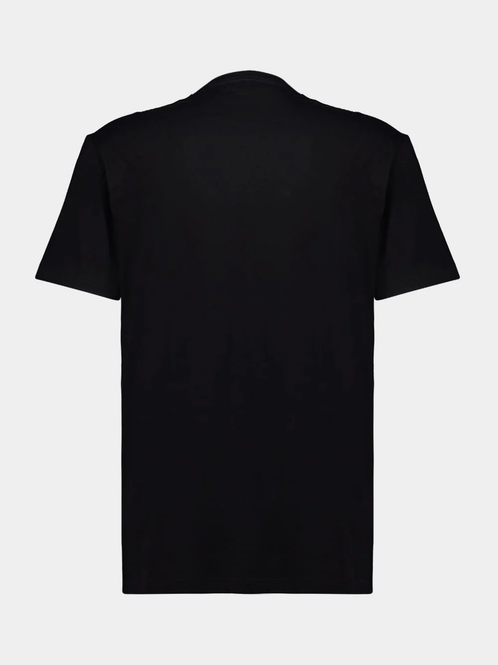 Black Logo Cotton T-Shirt - Image 3