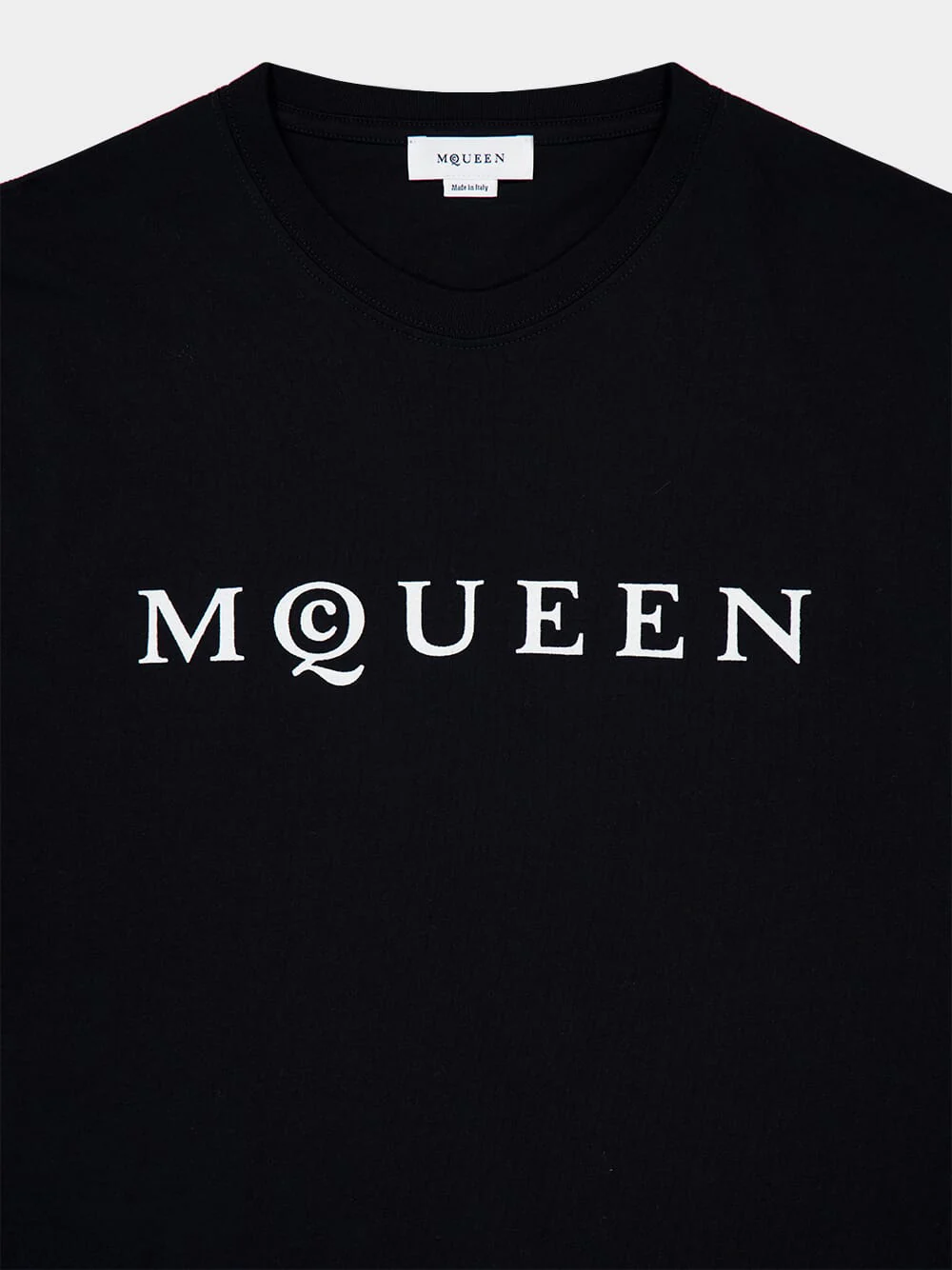Black Logo Cotton T-Shirt - Image 5