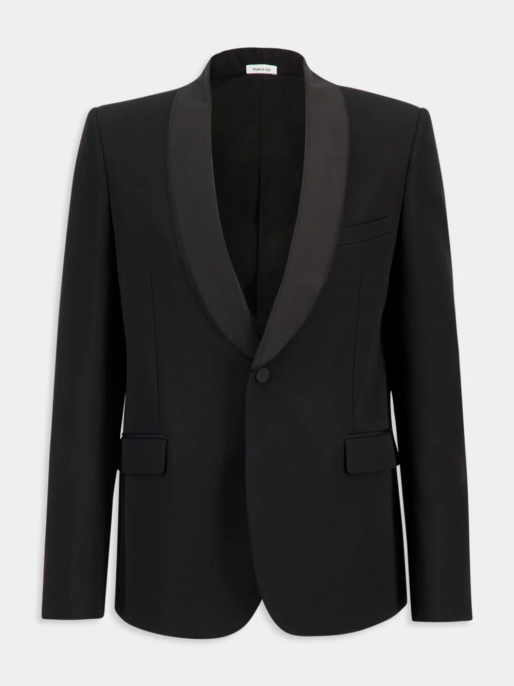 Black Single-Breasted Tailored Jacket