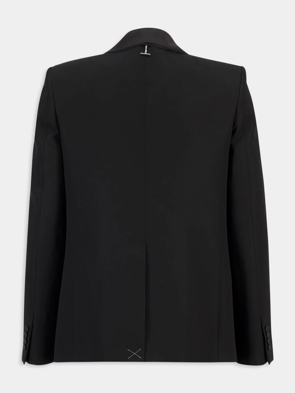 Black Single-Breasted Tailored Jacket - Image 2