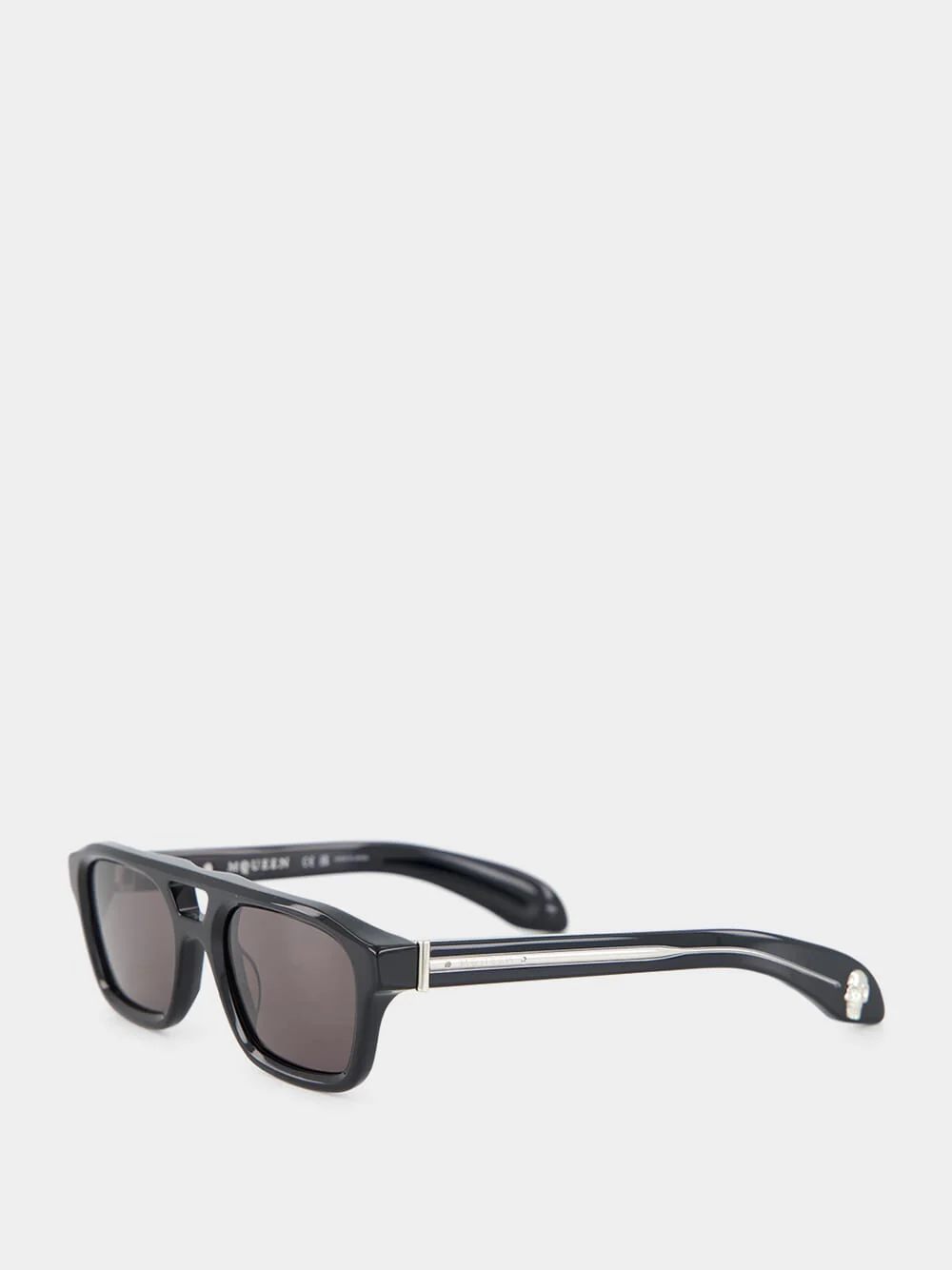 Black Square Frame Sunglasses - Image 3