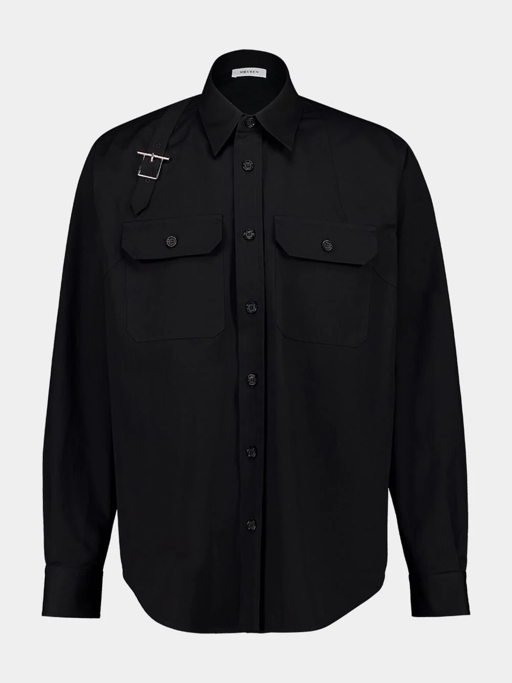Black T-Bar Harness Overshirt