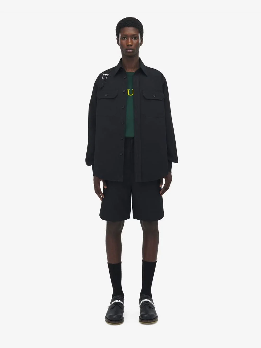 Black T-Bar Harness Overshirt - Image 2