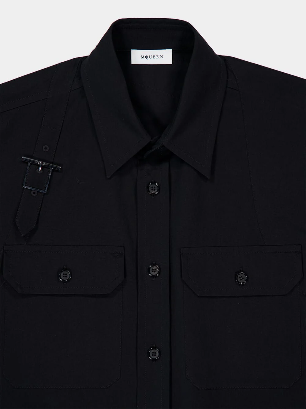 Black T-Bar Harness Overshirt - Image 5