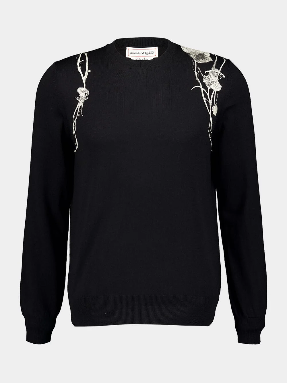 Black Floral Harness Jumper