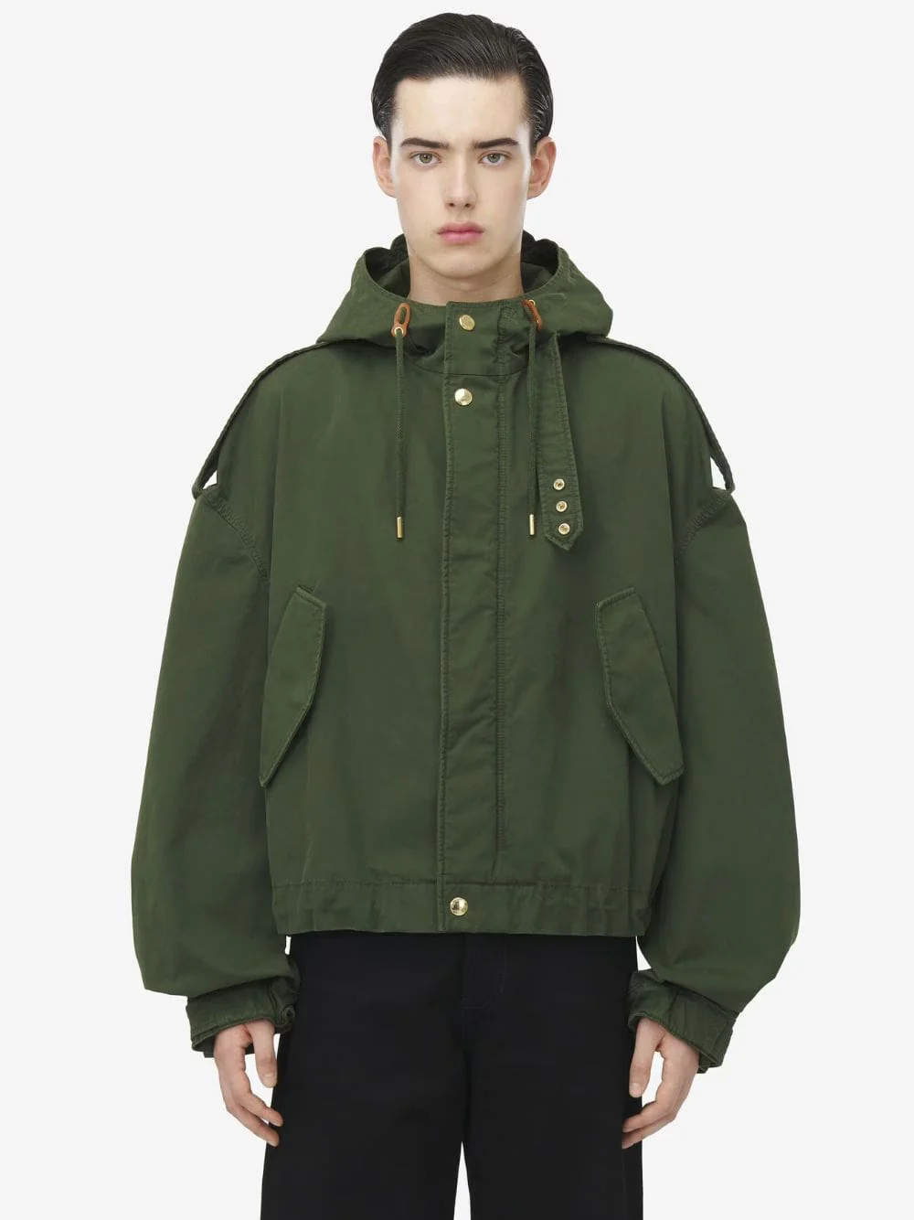 Green Hooded Jacket