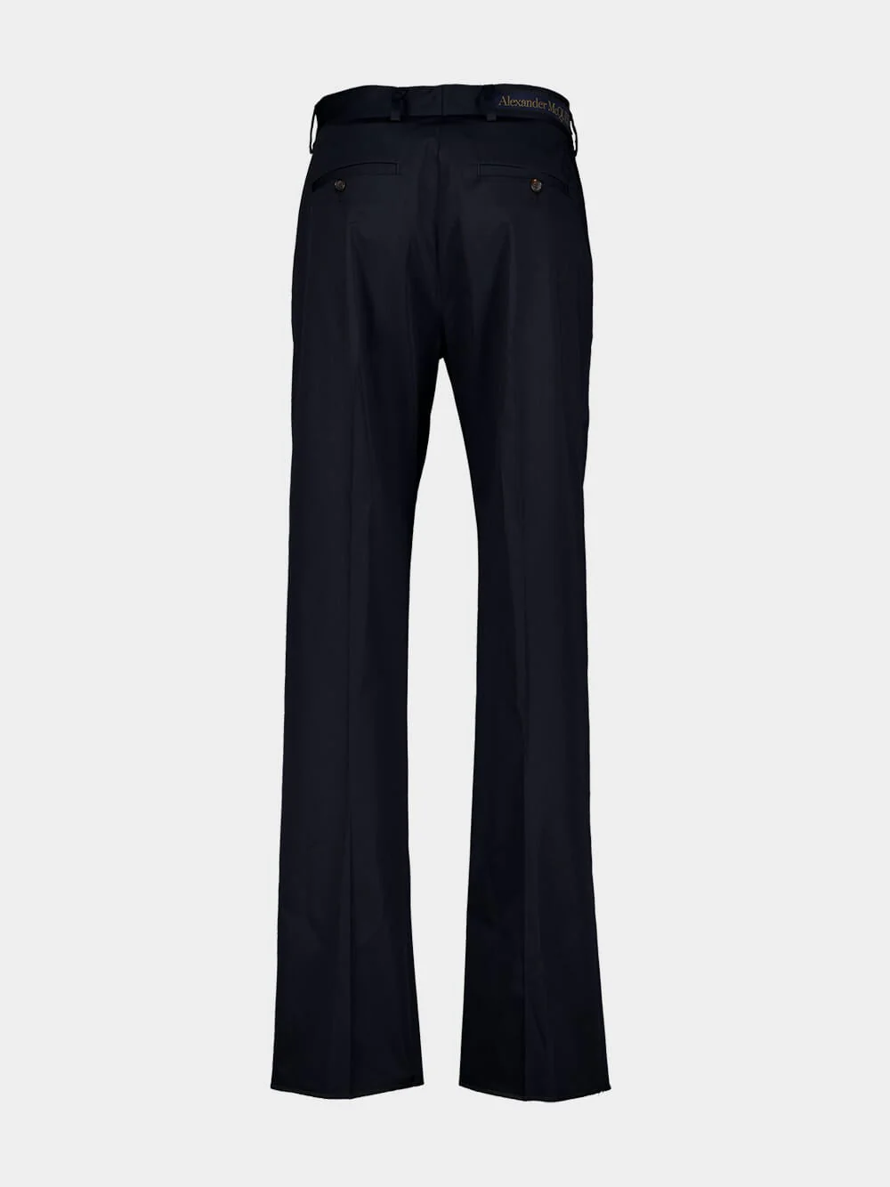 Navy Blue Chino Trousers - Image 2