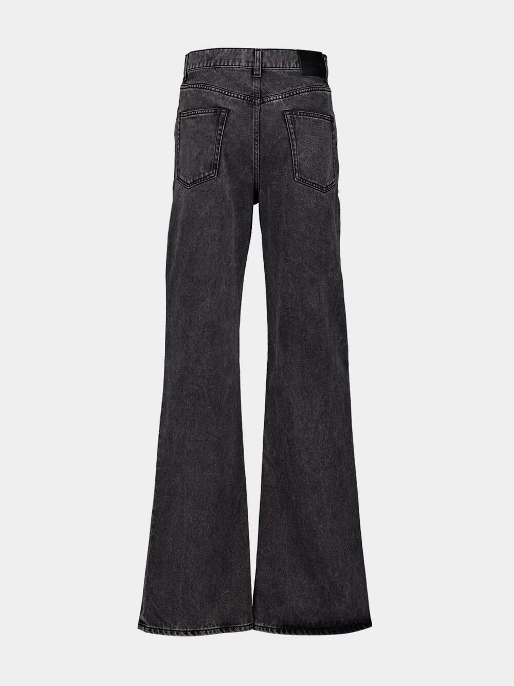 Stonewashed Low-Rise Baggy Fit Jeans - Image 2