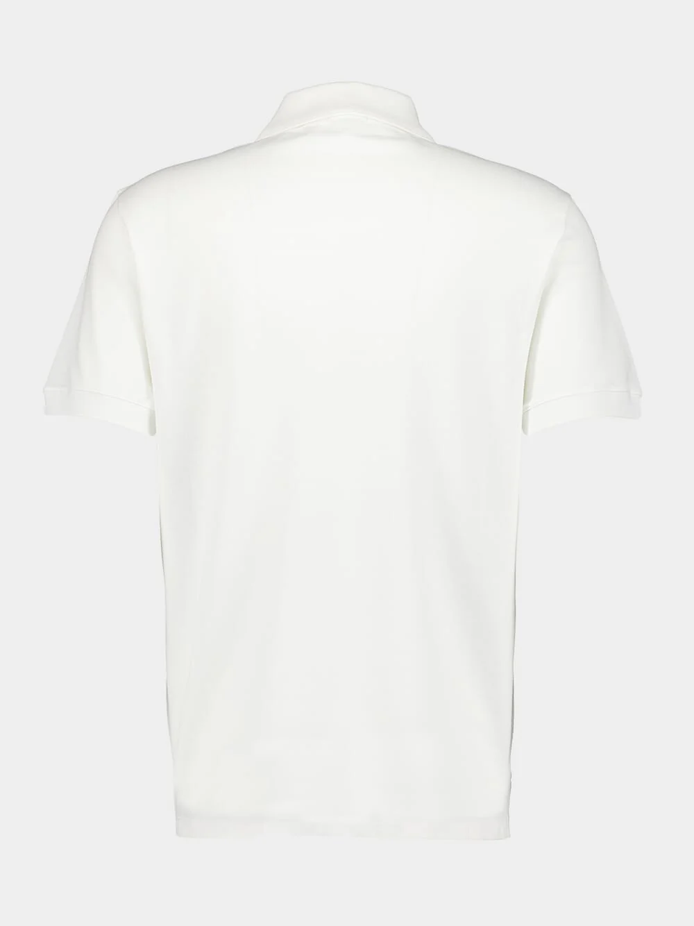 White Cotton Polo Piquet - Image 2