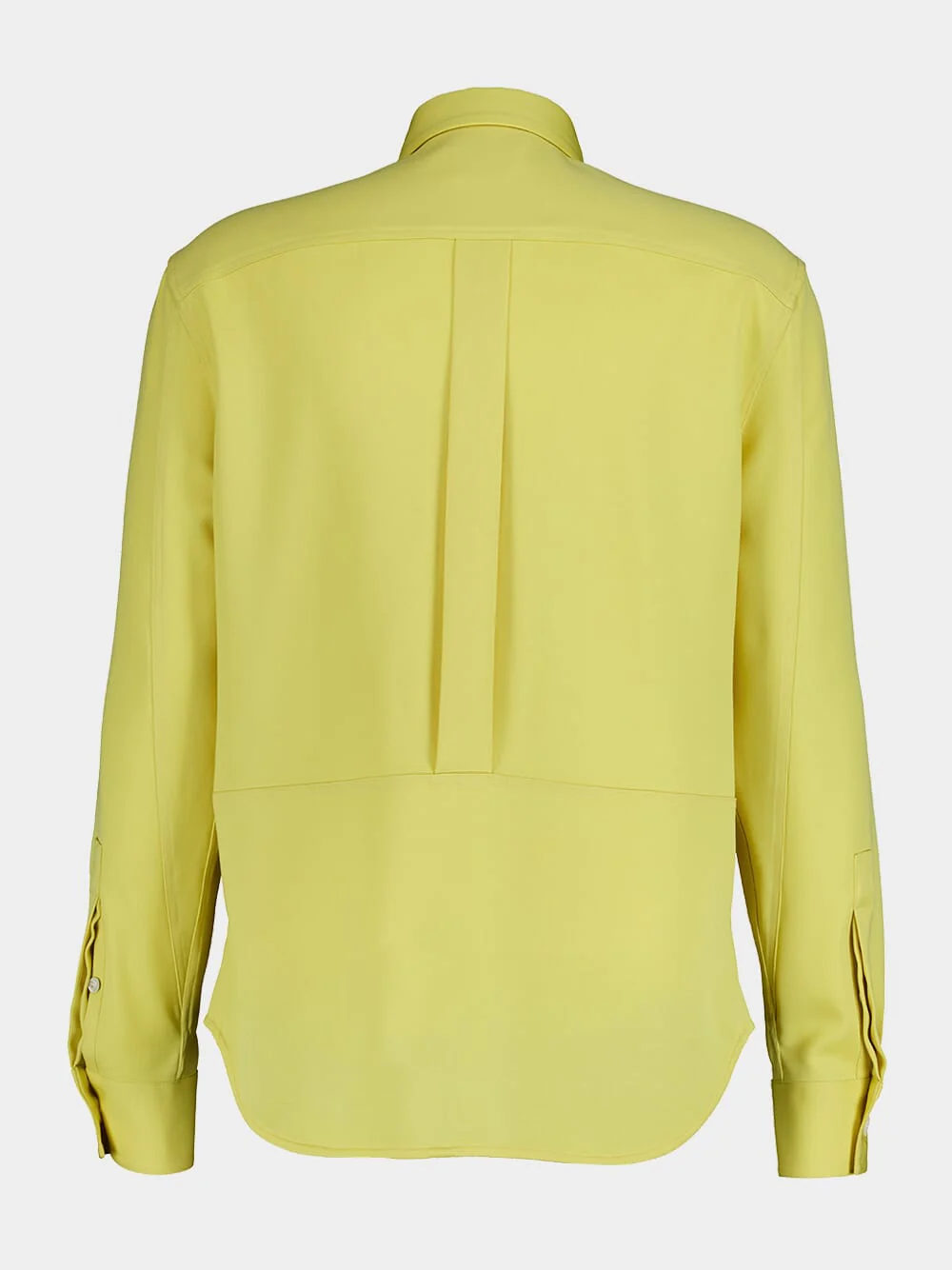 Yellow Wool Military Shirt - Image 2
