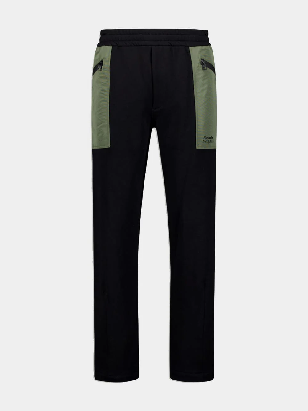 Contrast-Pocket Cotton Track Pants