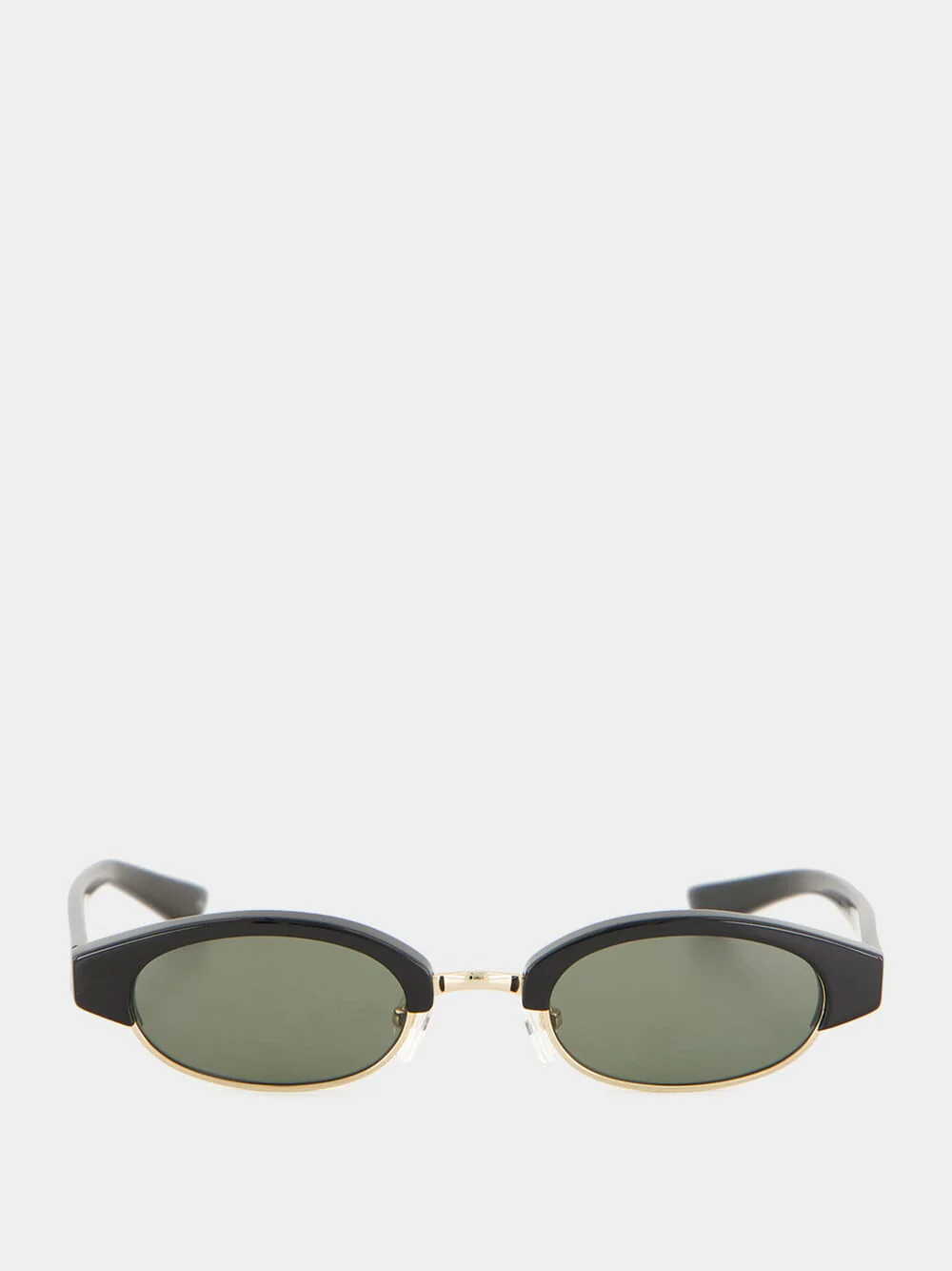 Ellipse Sunglasses in Black and Smoke