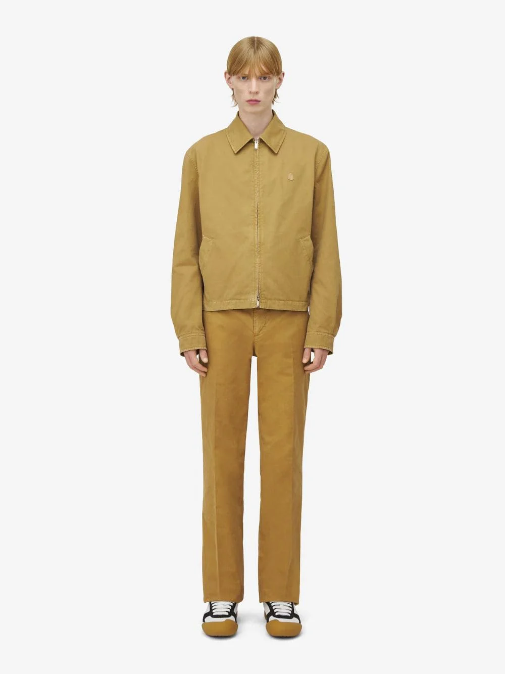 Embroidered Skull Sand Blouson - Image 2
