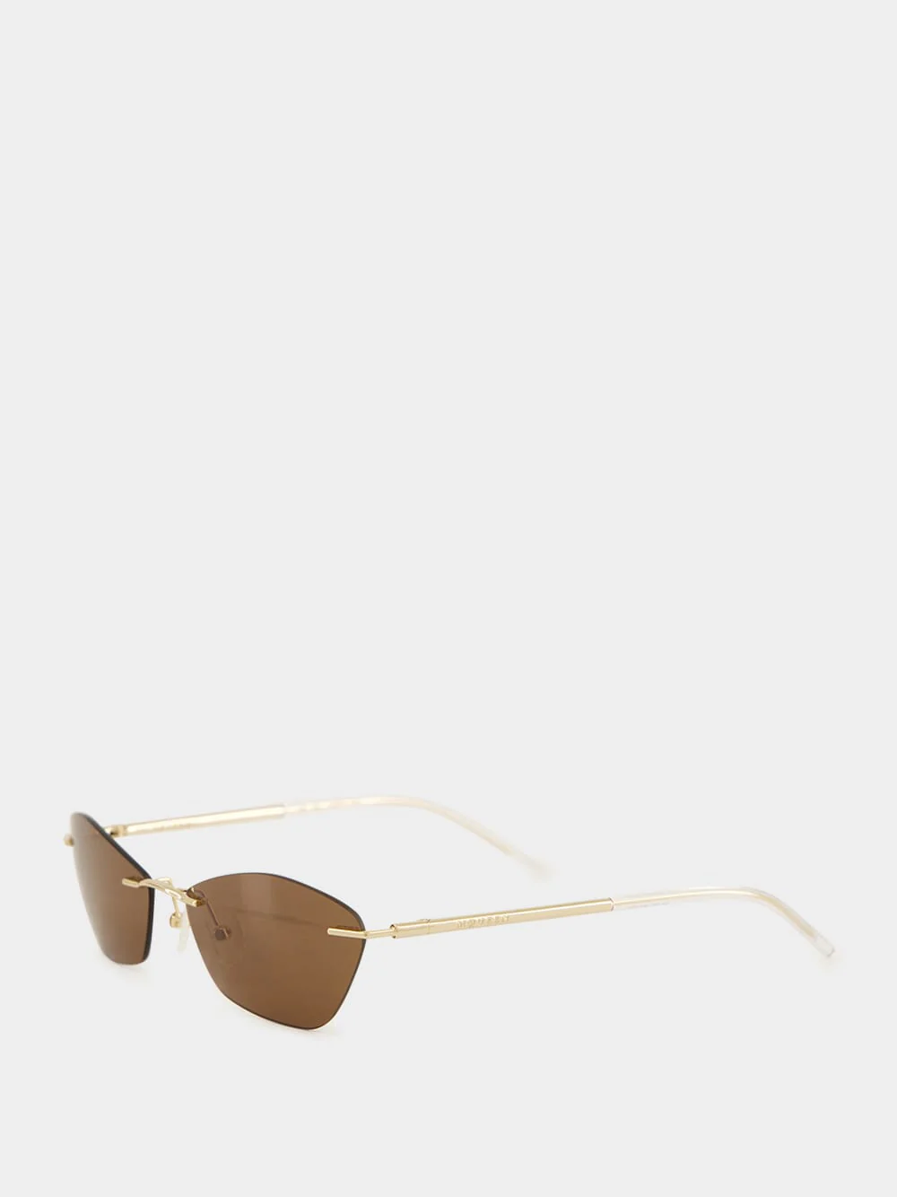 Gold T-Bar Slim Sunglasses - Image 3