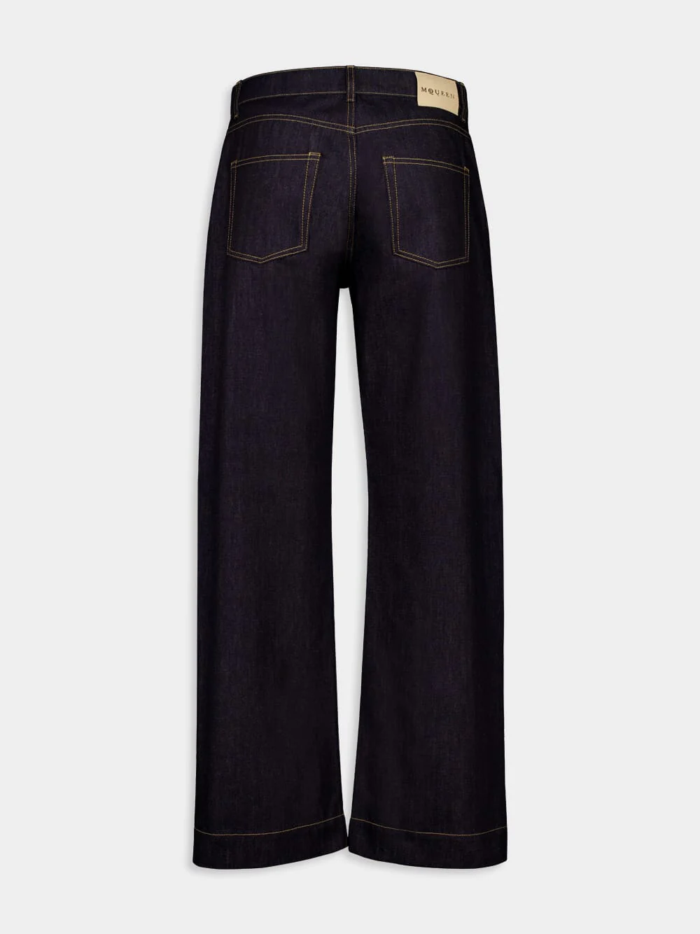 Indigo Wide-Leg Denim Jeans - Image 3