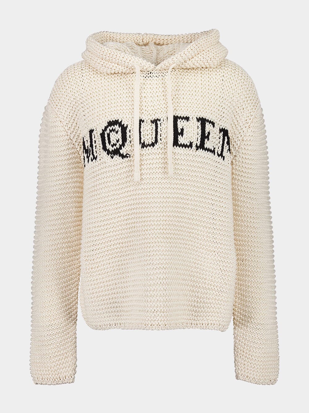 Ivory Logo Cropped Sweatshirt