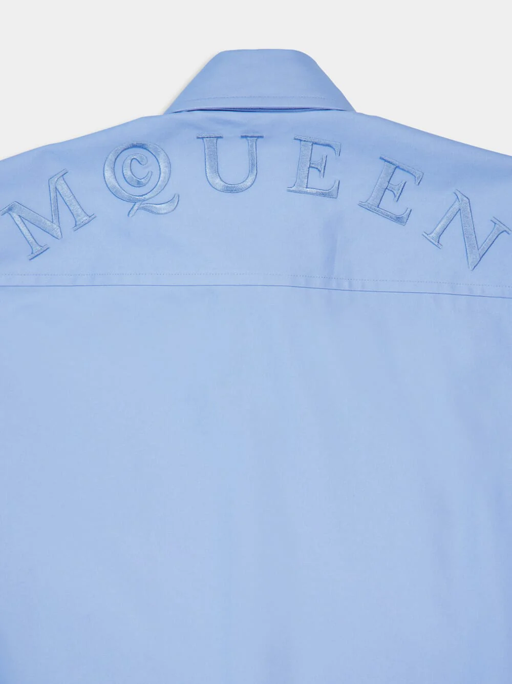 Jermyn St. Blue Utility Cotton Shirt - Image 4