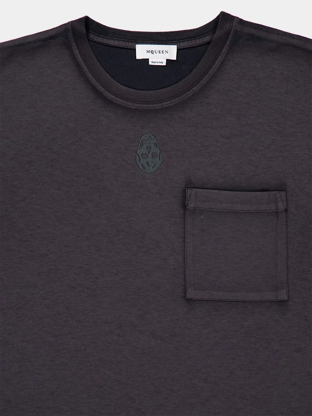 Men's Black Skull T-Shirt - Image 3