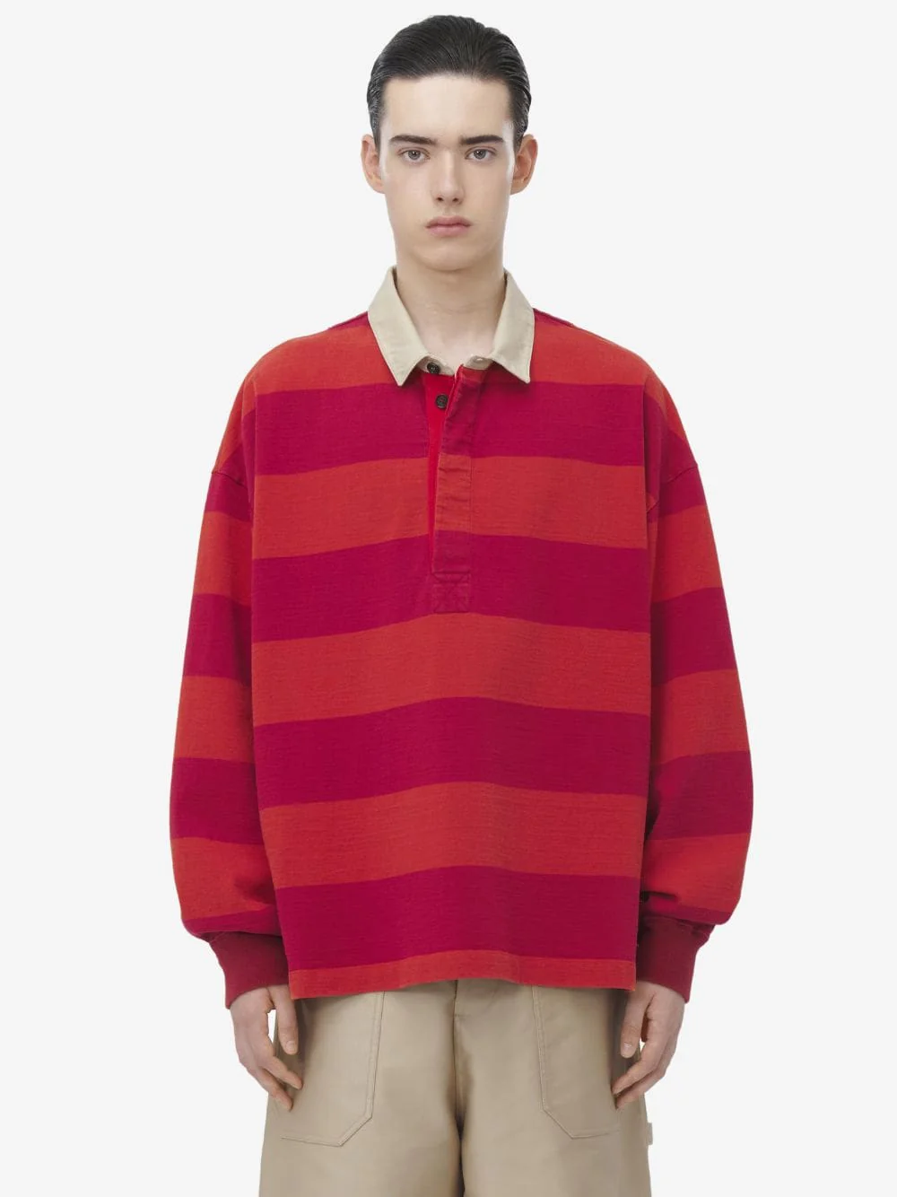 Men's Oversized Rugby Polo Shirt - Image 8