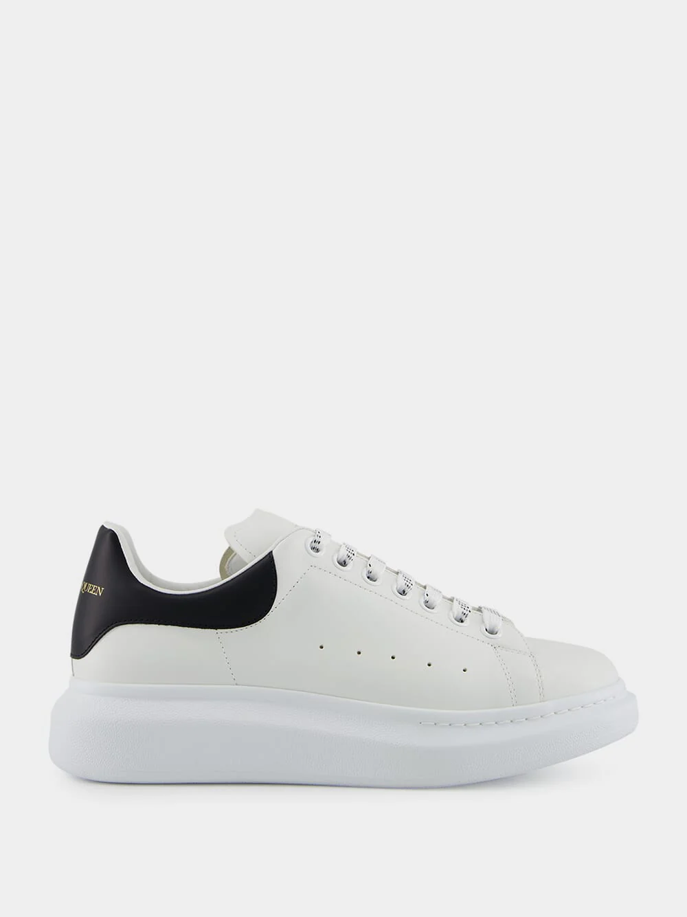 Men's White and Black Oversized Sneakers