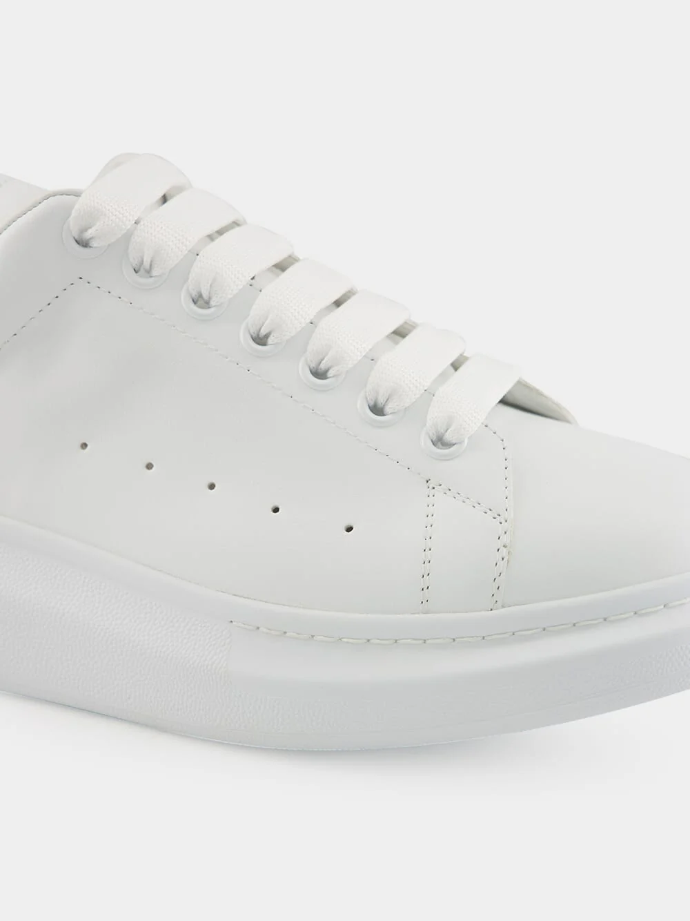 Men's White and Khaki Oversized Sneakers - Image 7