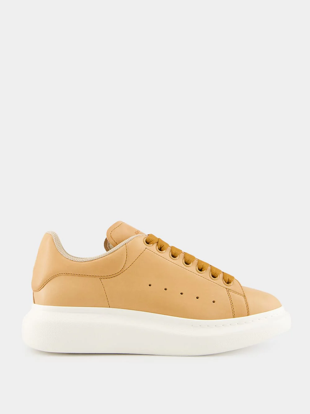 Natural Oversized Calf Leather Sneaker