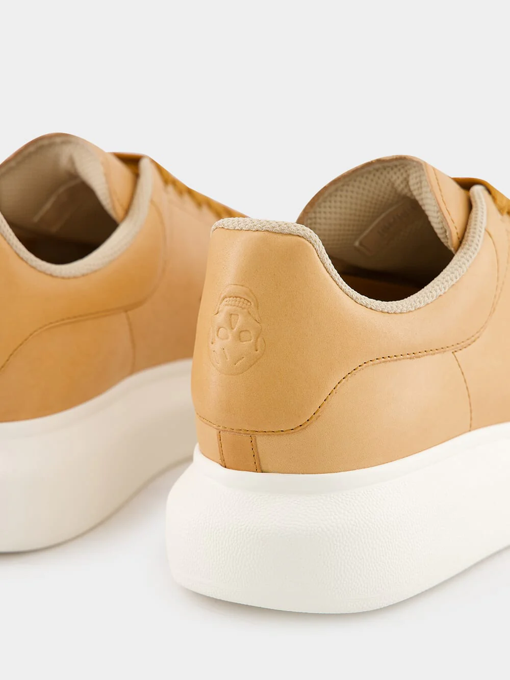 Natural Oversized Calf Leather Sneaker - Image 6
