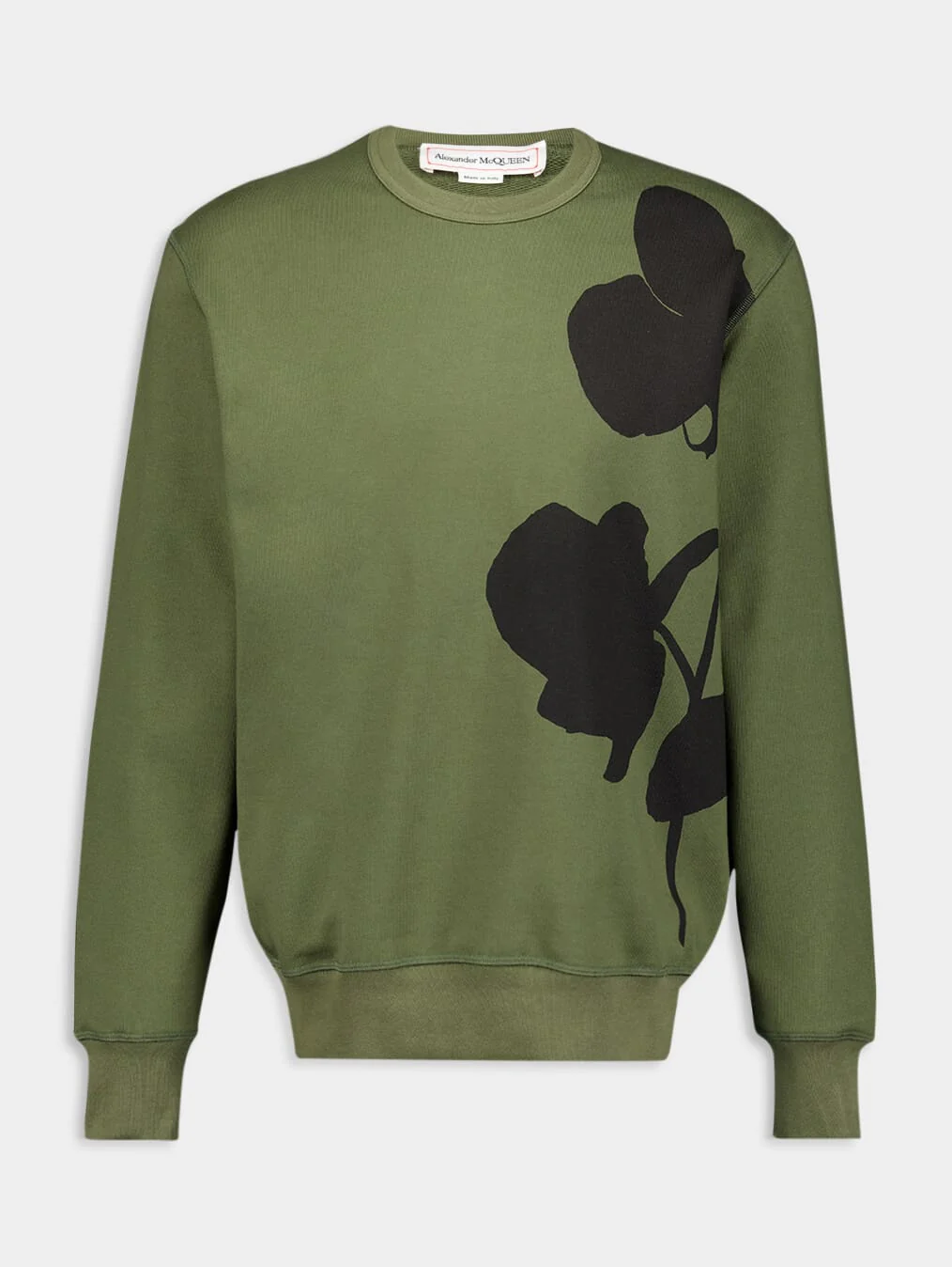 Orchid Print Crew Sweatshirt