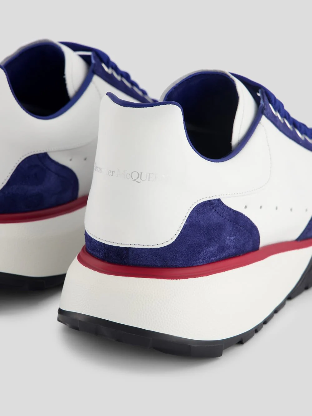 Panelled Leather Sneakers - Image 6