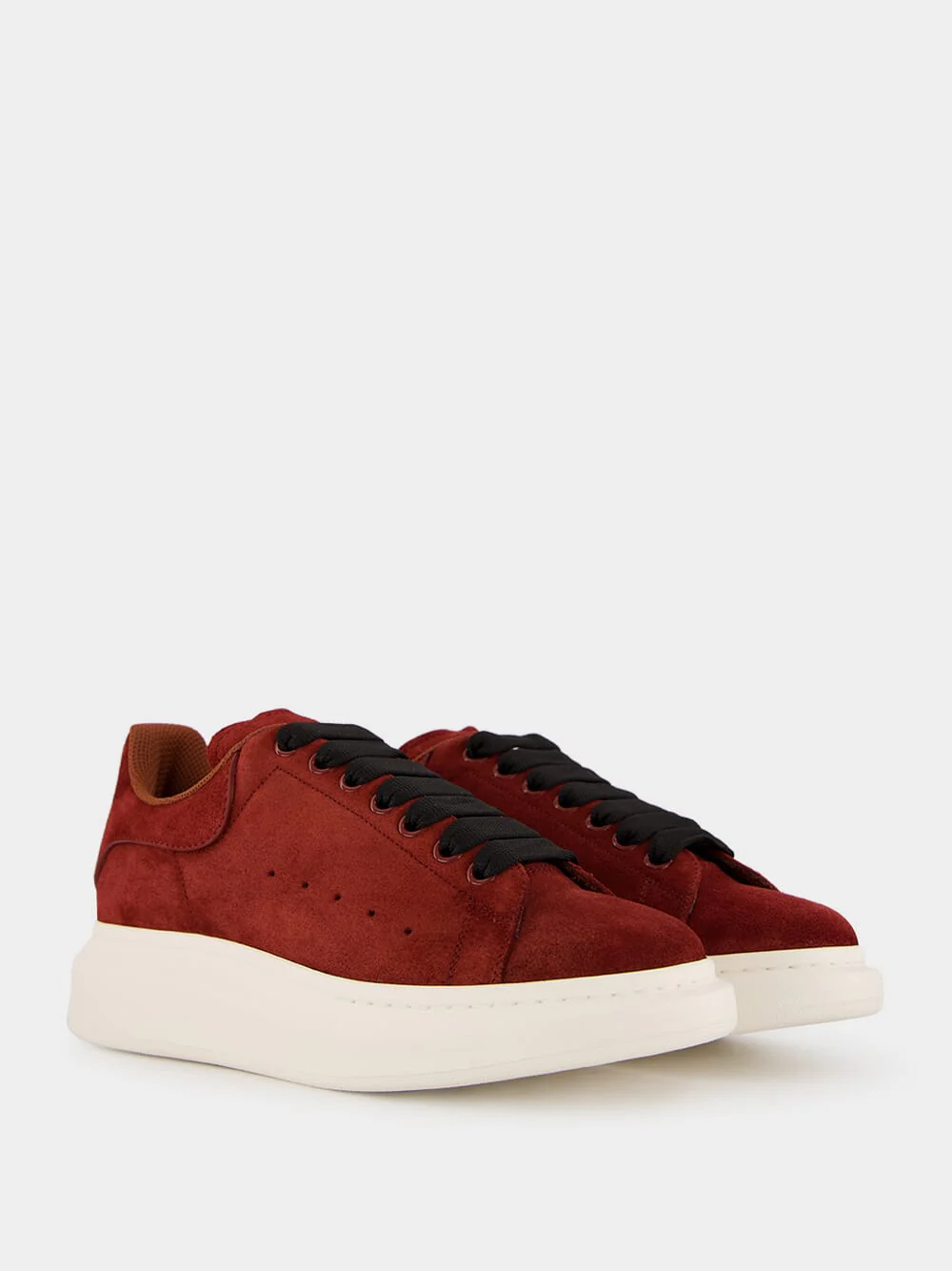 Red Oversized Retro Sneakers - Image 3