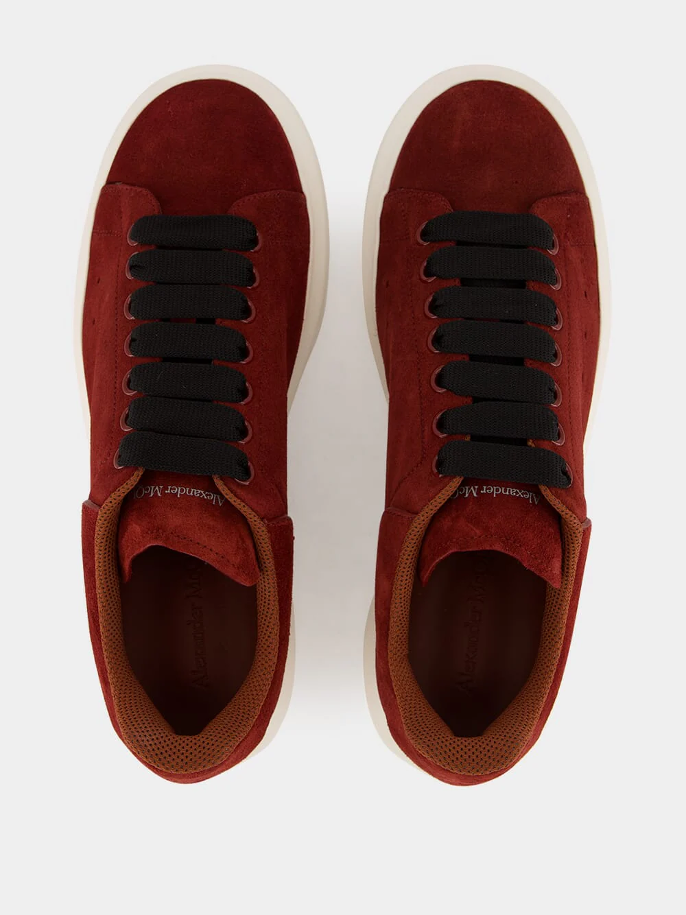 Red Oversized Retro Sneakers - Image 4