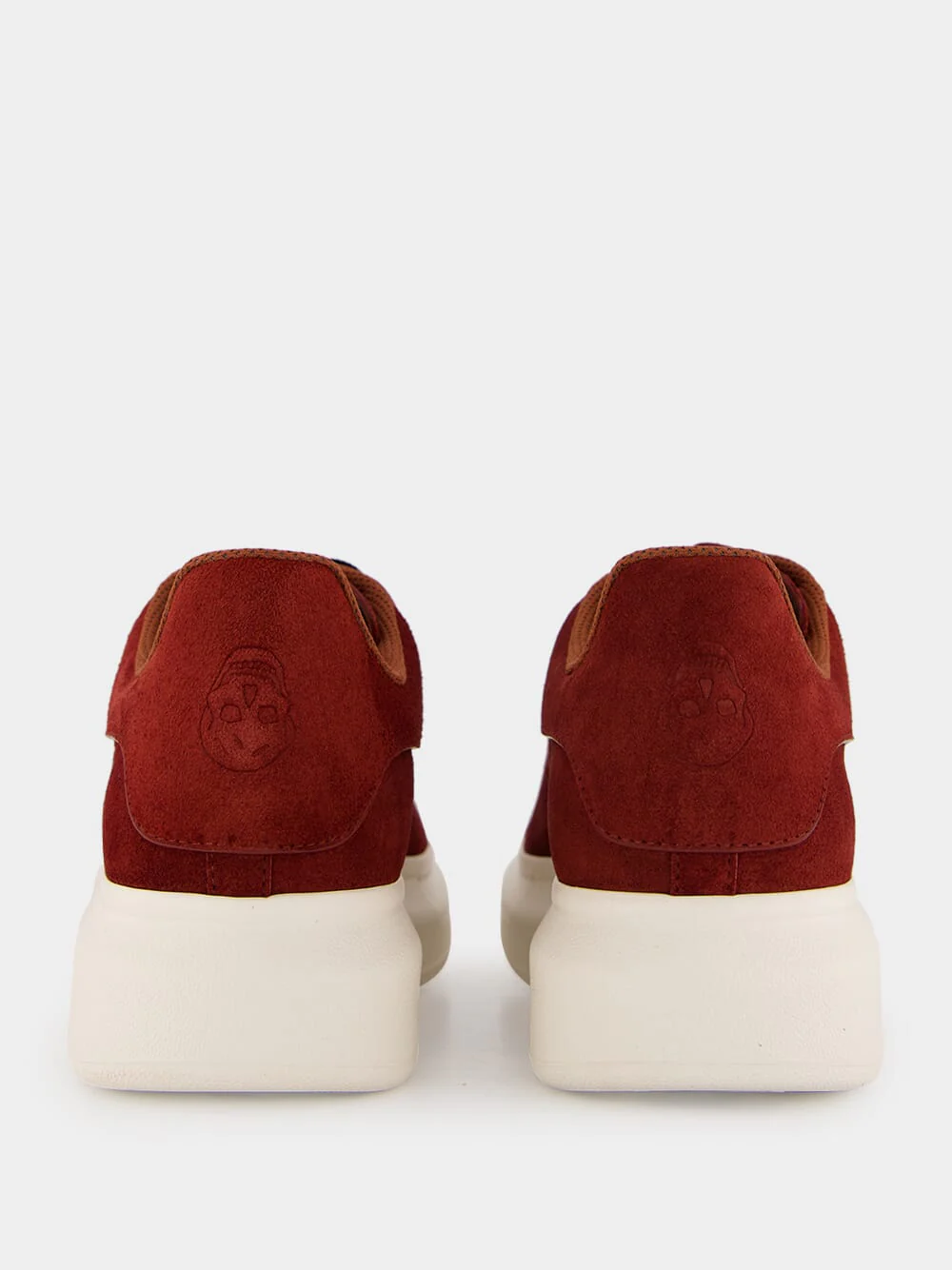 Red Oversized Retro Sneakers - Image 5
