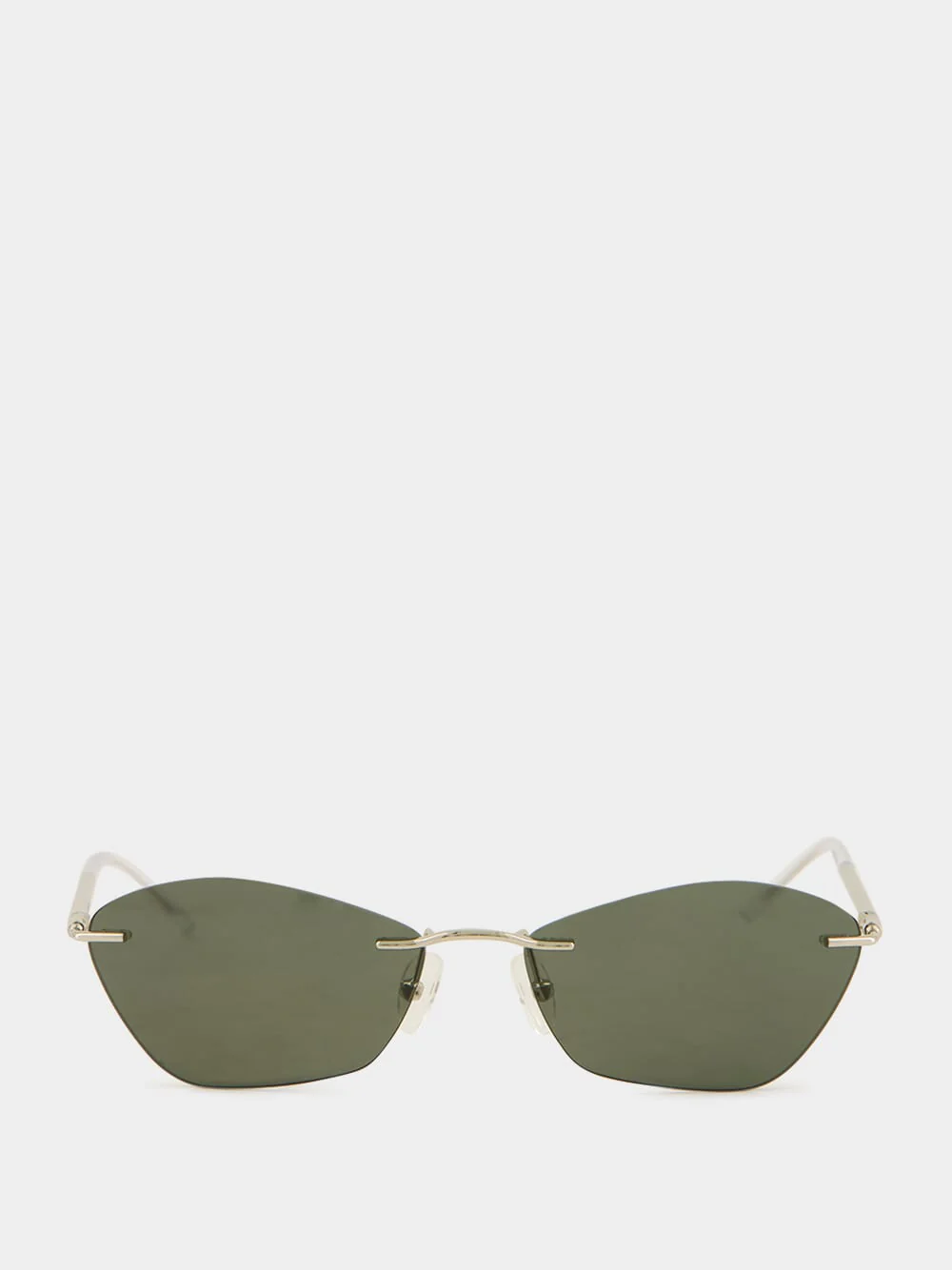 Silver T-Bar Slim Sunglasses