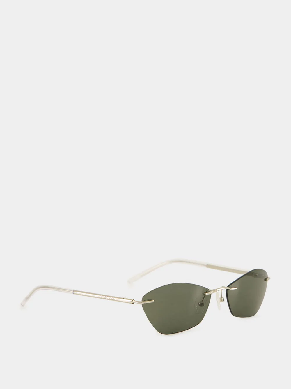 Silver T-Bar Slim Sunglasses - Image 2