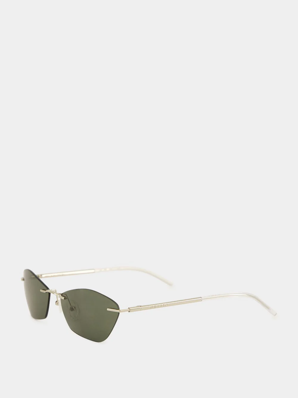 Silver T-Bar Slim Sunglasses - Image 3