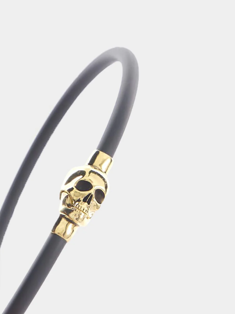 Gold Skull Cord Bracelet - Image 3