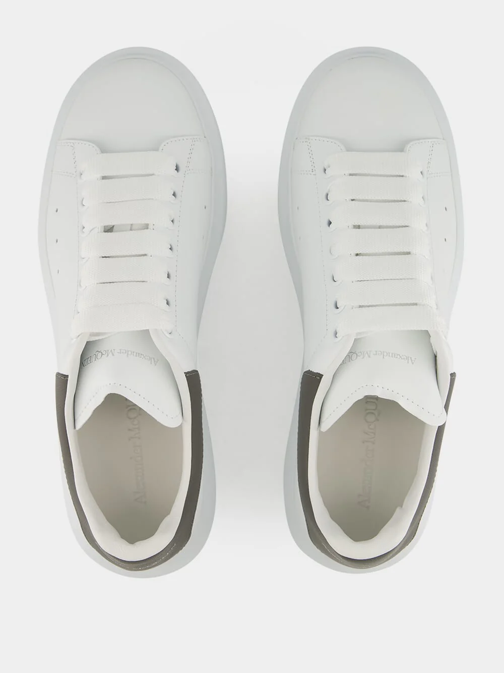 White and Cool Grey Oversized Sneaker - Image 4