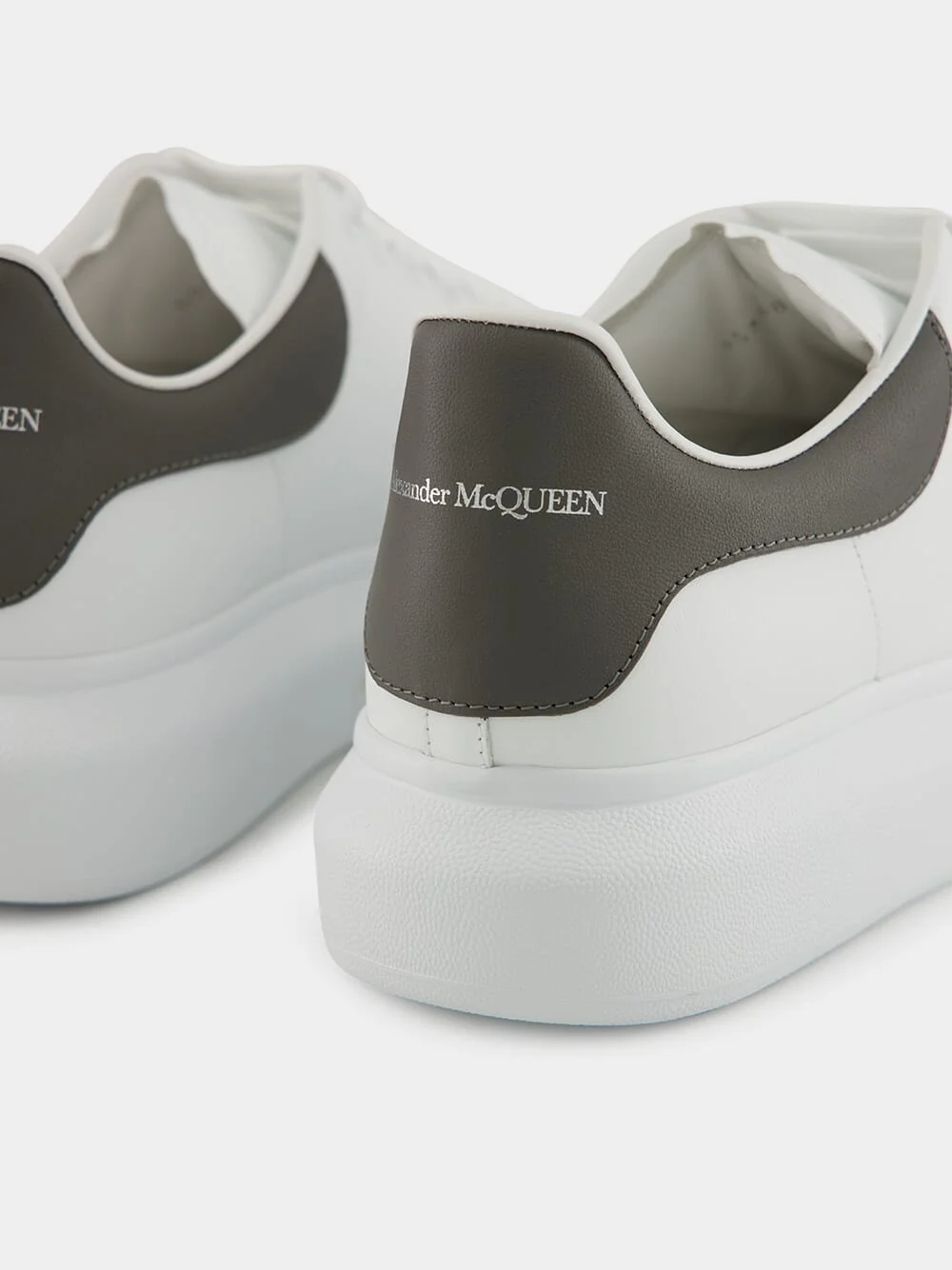 White and Cool Grey Oversized Sneaker - Image 6