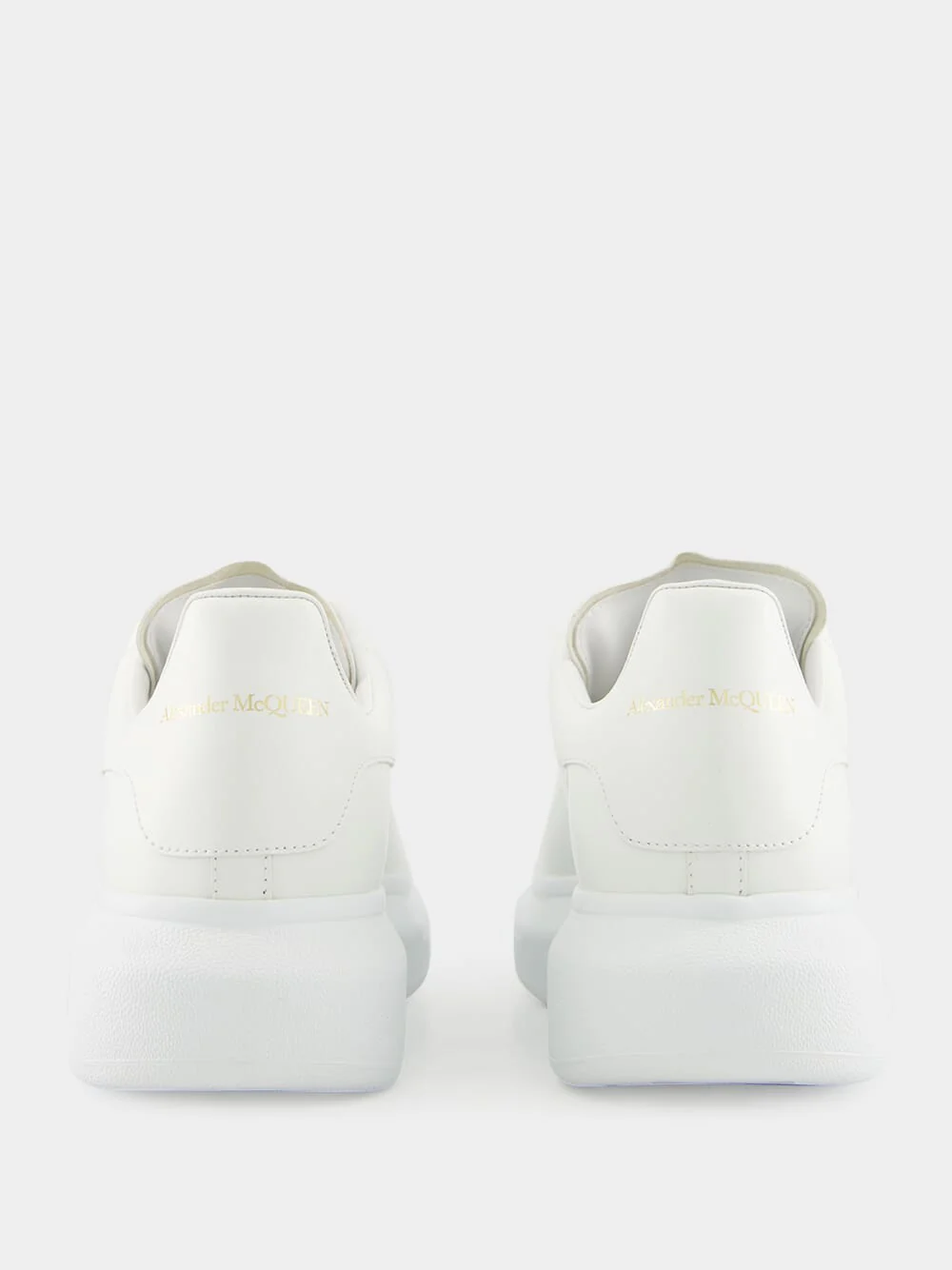 White Oversized Leather Sneaker - Image 5